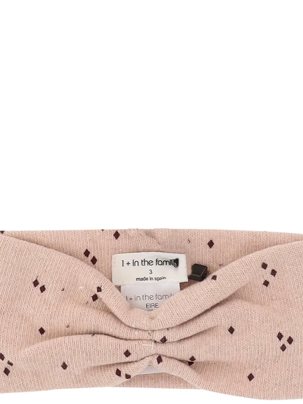 1+ In The Family diamond-pattern headband | Image 2