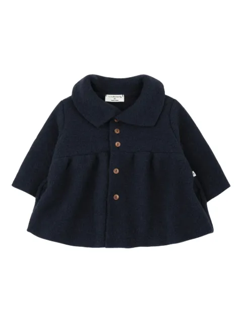 1+ In The Family classic-collar button coat