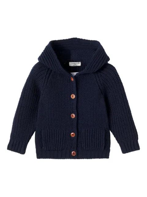 1+ In The Family hooded ribbed-knit cardigan