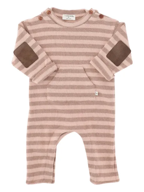 1+ In The Family striped-pattern romper