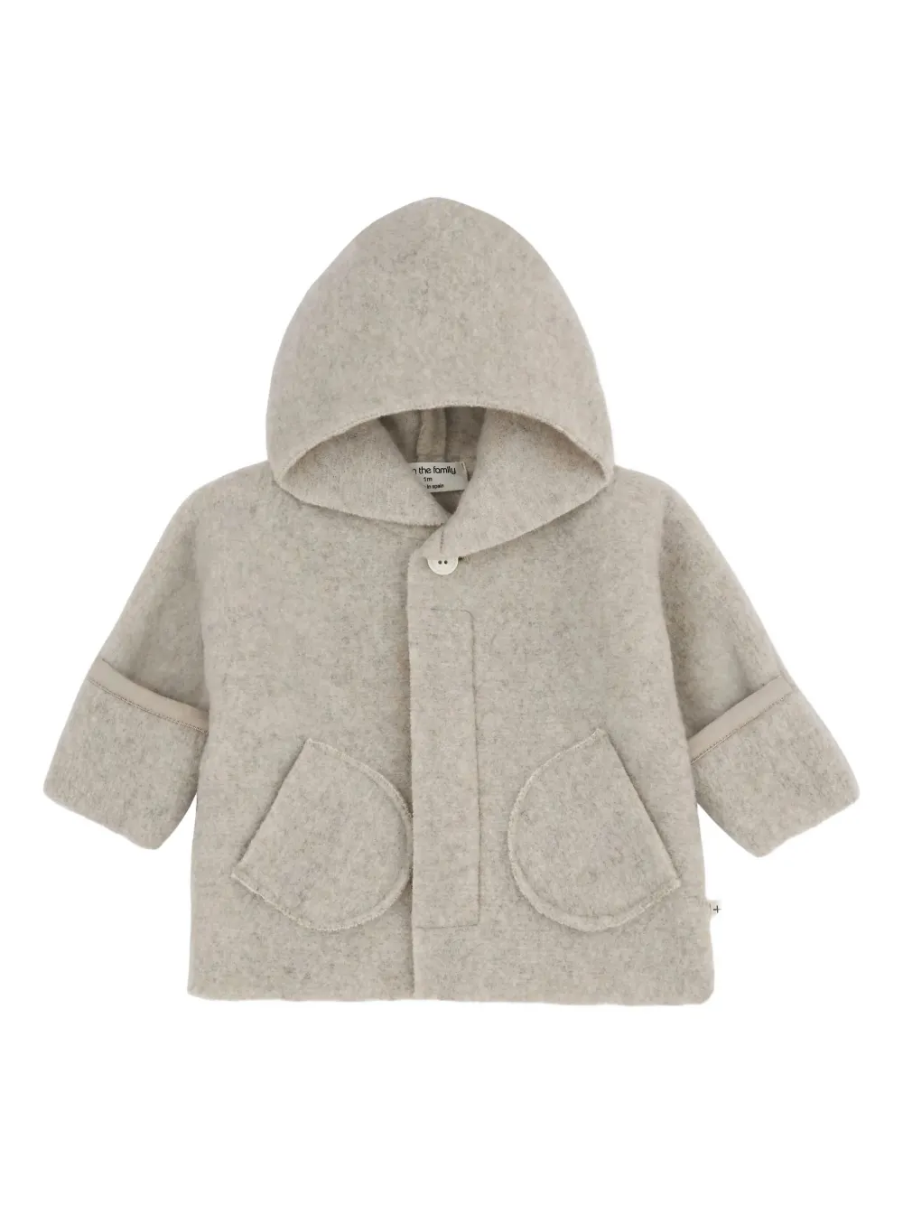 1+ In The Family hooded patch-pocket jacket | Grey | Image 1
