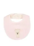 Gensami kids bear-applique bib - Pink