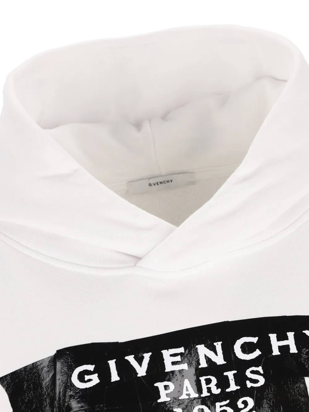 Givenchy Logo-print Hoodie In White