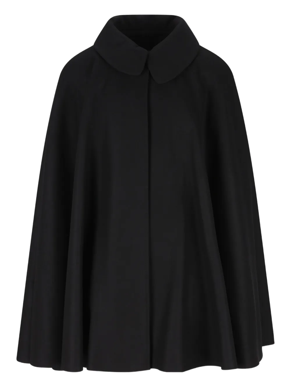 IL TABARRO Peter Pan-collar cape | Black | Image 1