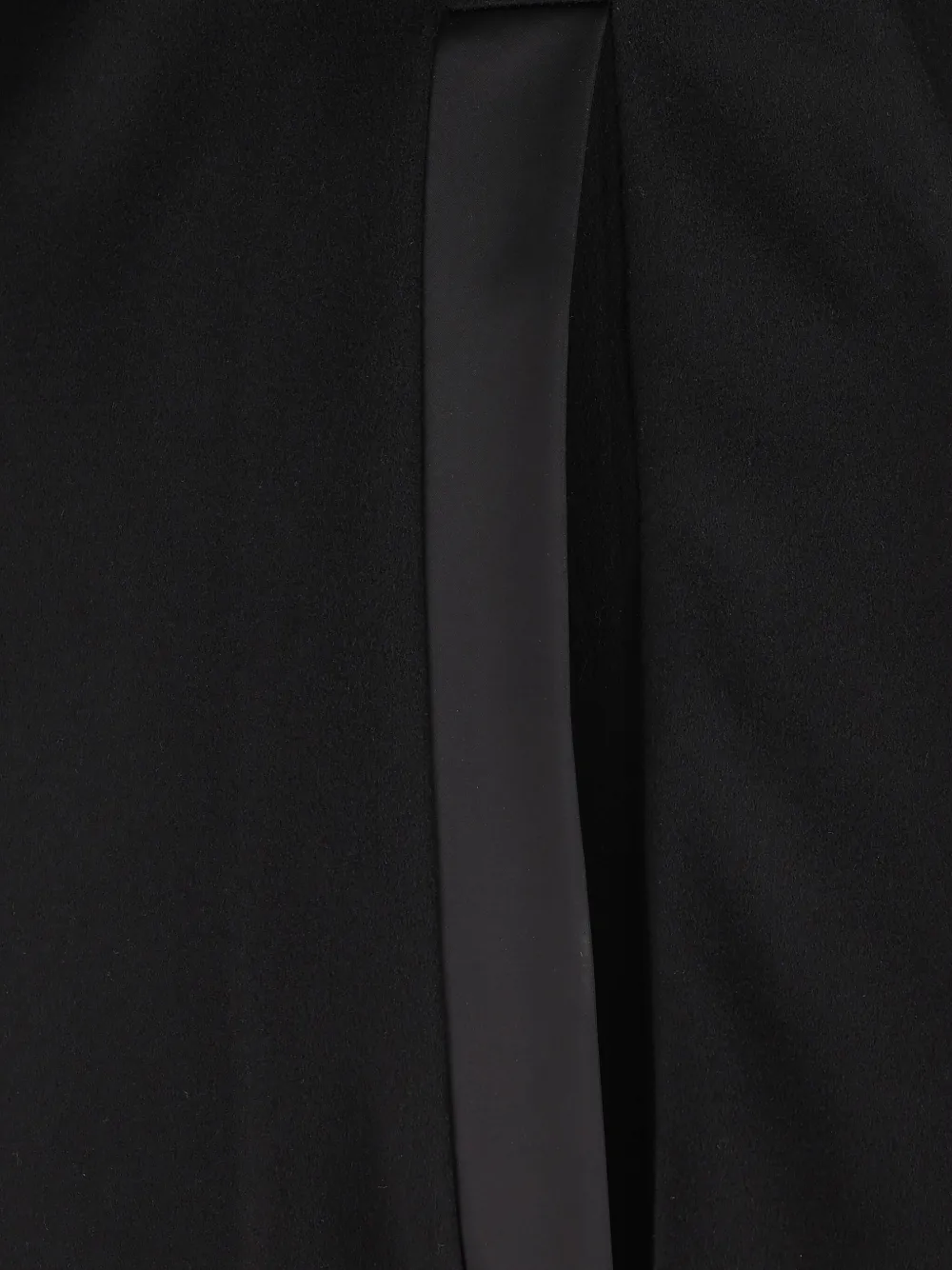 Il Tabarro Double-breasted Wool Cape In Black