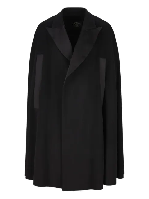 IL TABARRO double-breasted wool cape