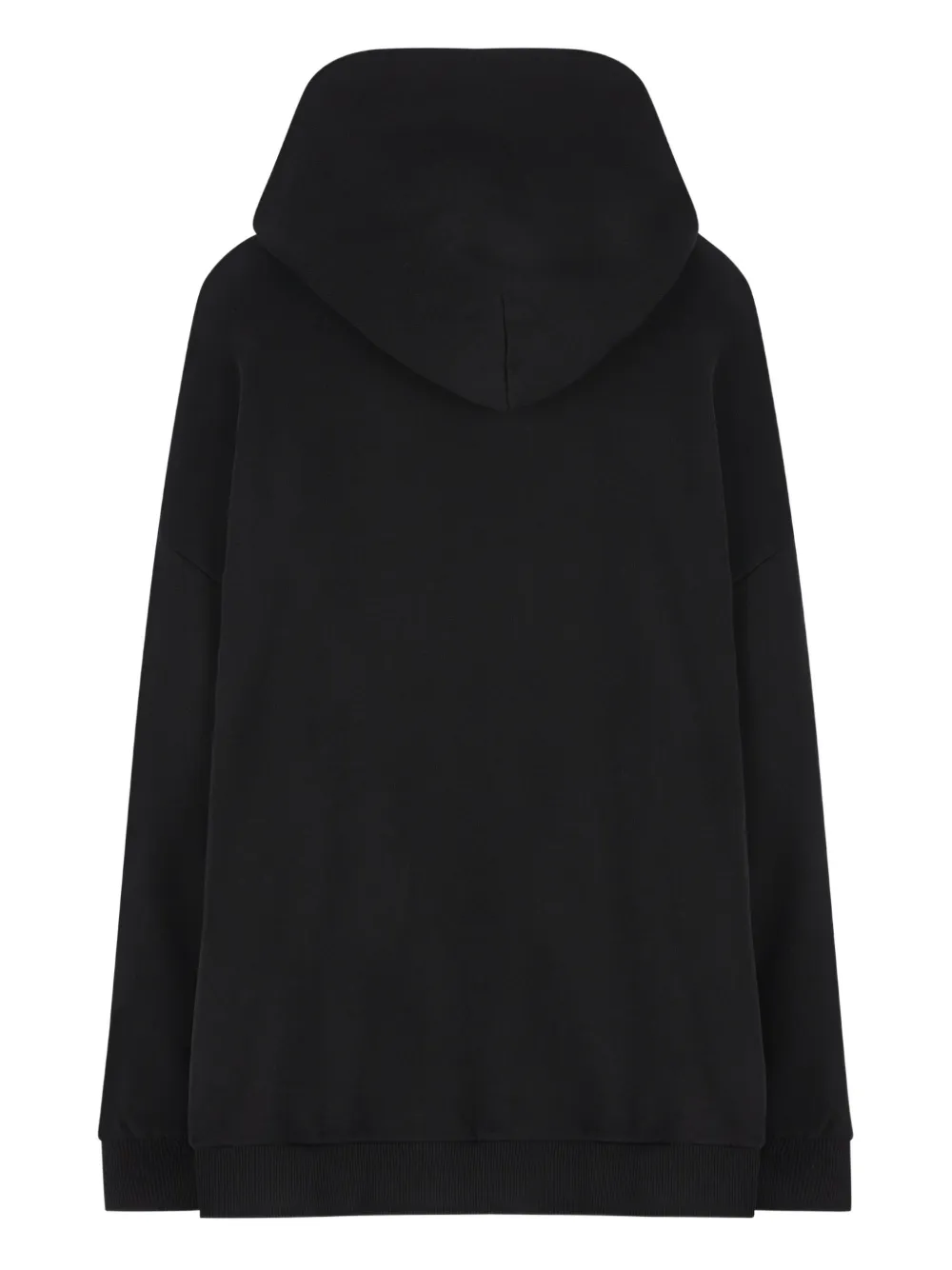 Givenchy logo-print cotton hoodie - Zwart