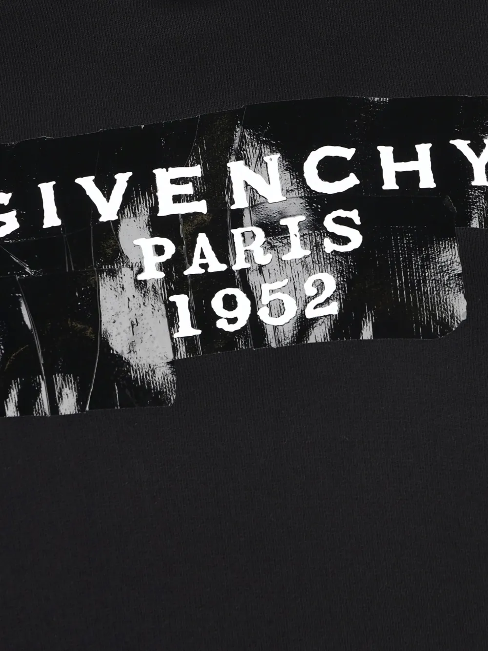 Givenchy Hooded Cotton Sweatshirt Featuring Kangaroo Pocket In Black