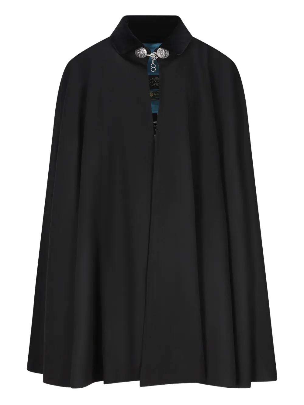 IL TABARRO wool cape | Black | Image 1