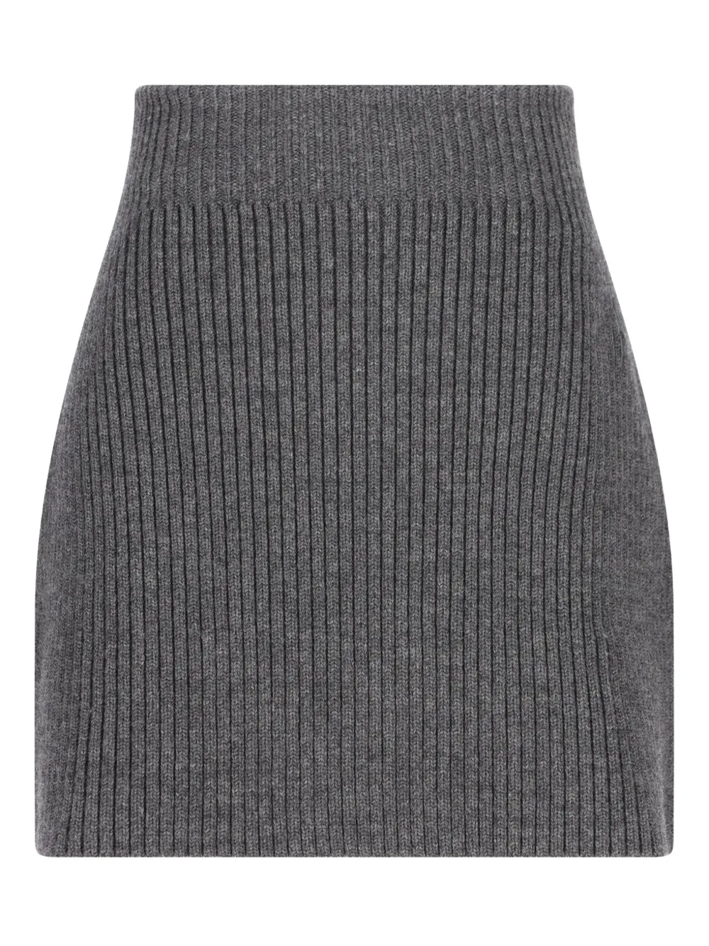 Givenchy ribbed-knit mini skirt - Grijs