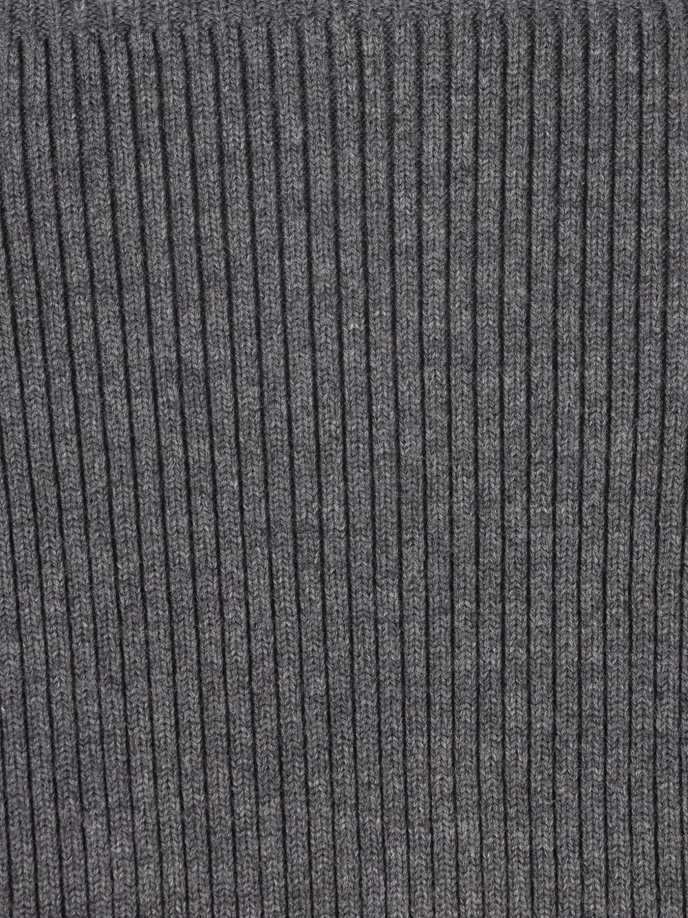 Givenchy Ribbed-knit Mini Skirt In Gray