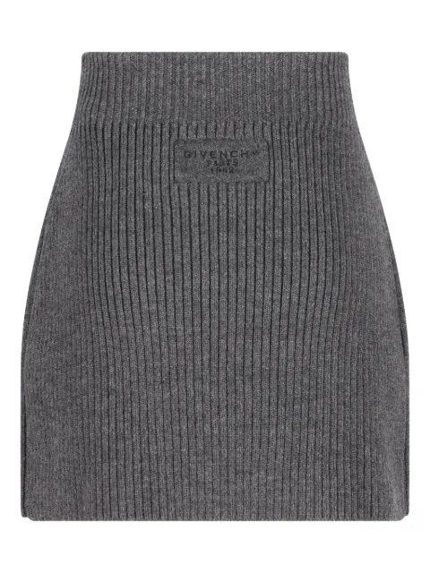 Givenchy ribbed-knit mini skirt