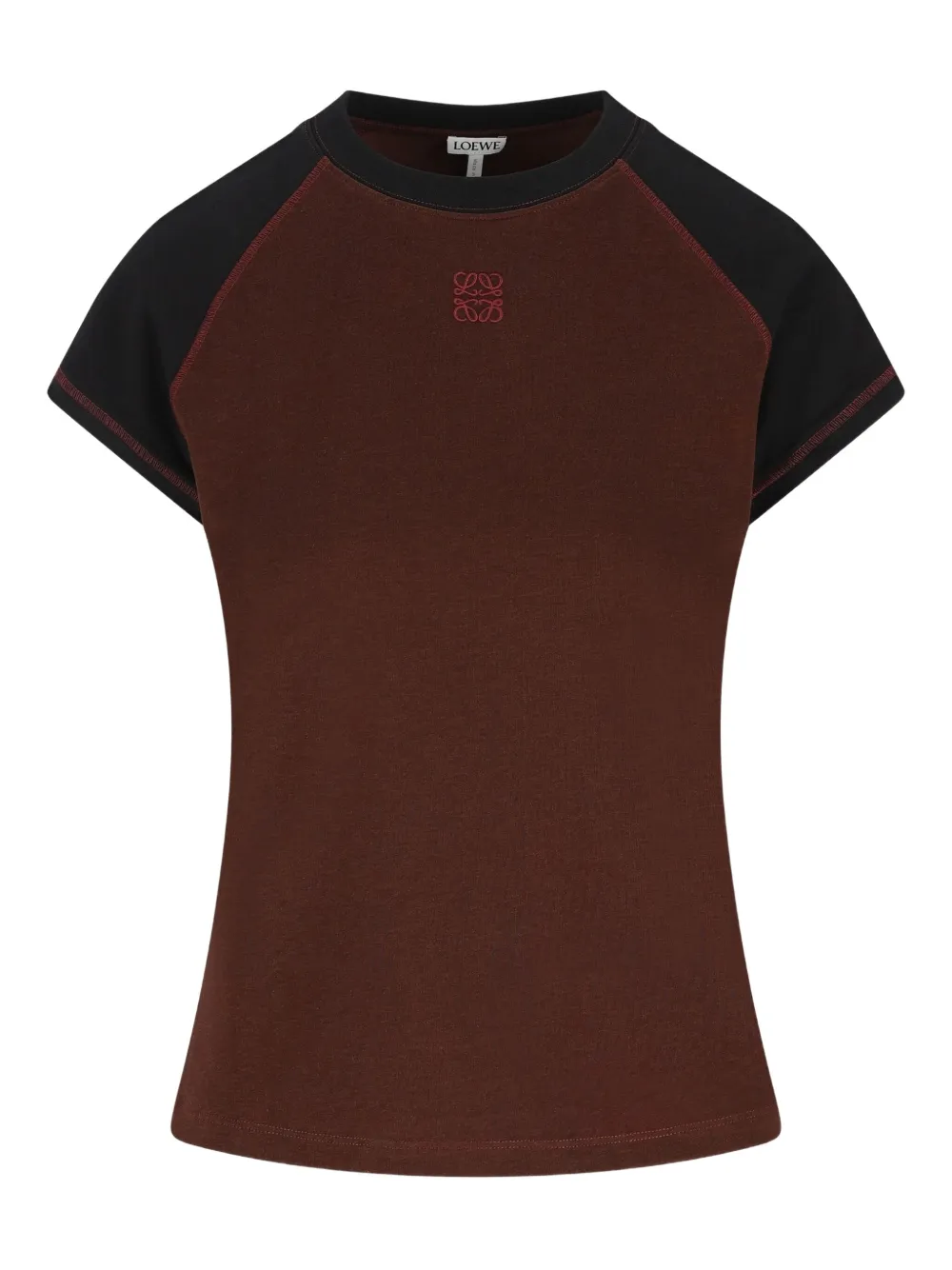 LOEWE raglan-sleeve logo T-shirt | Black | Image 1