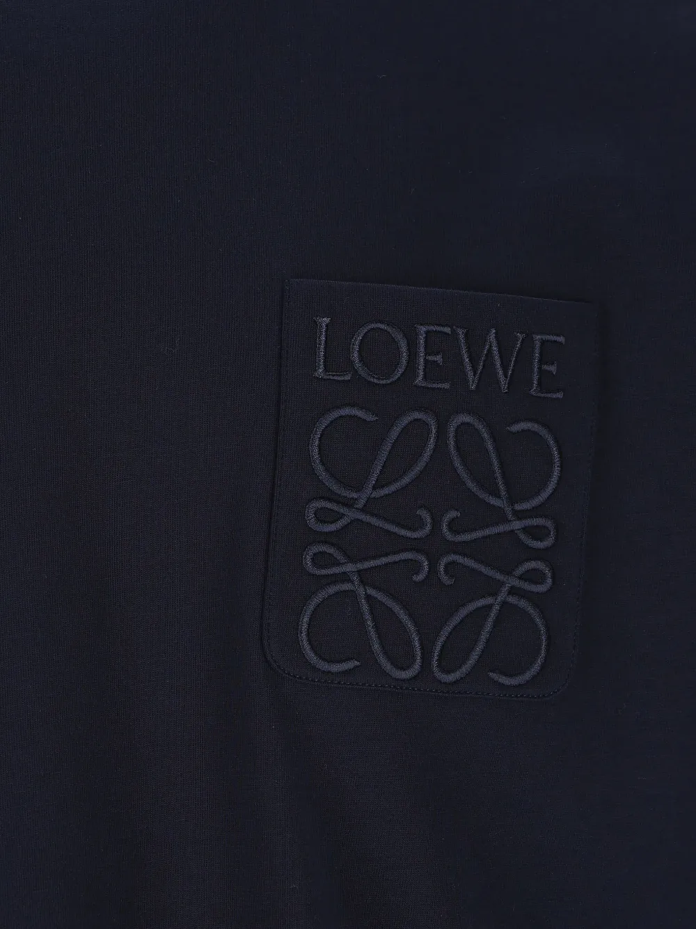 LOEWE T-shirt met geborduurd logo Blauw
