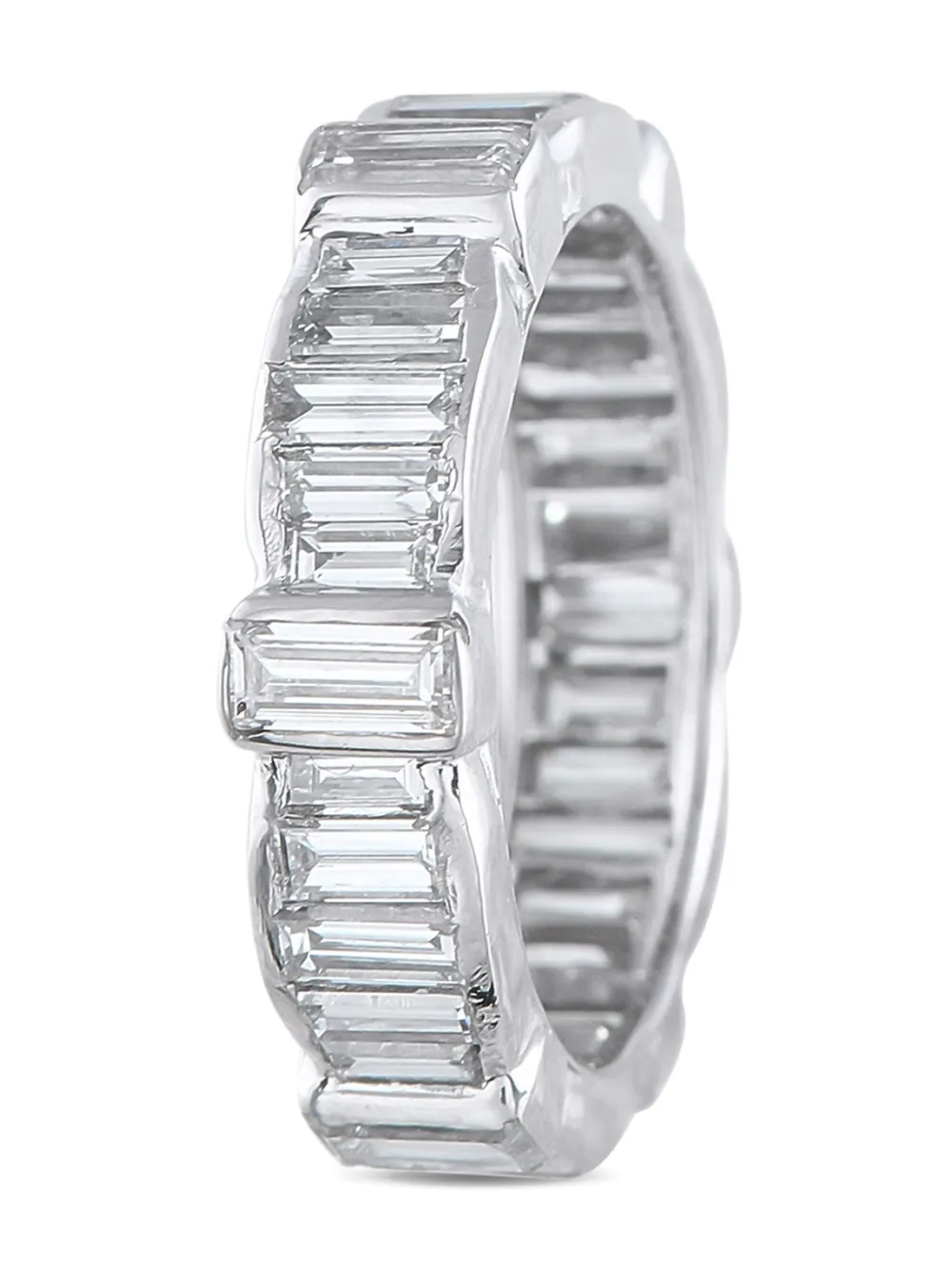 LB Exclusive 18K white gold Eternity diamond ring | Image 2