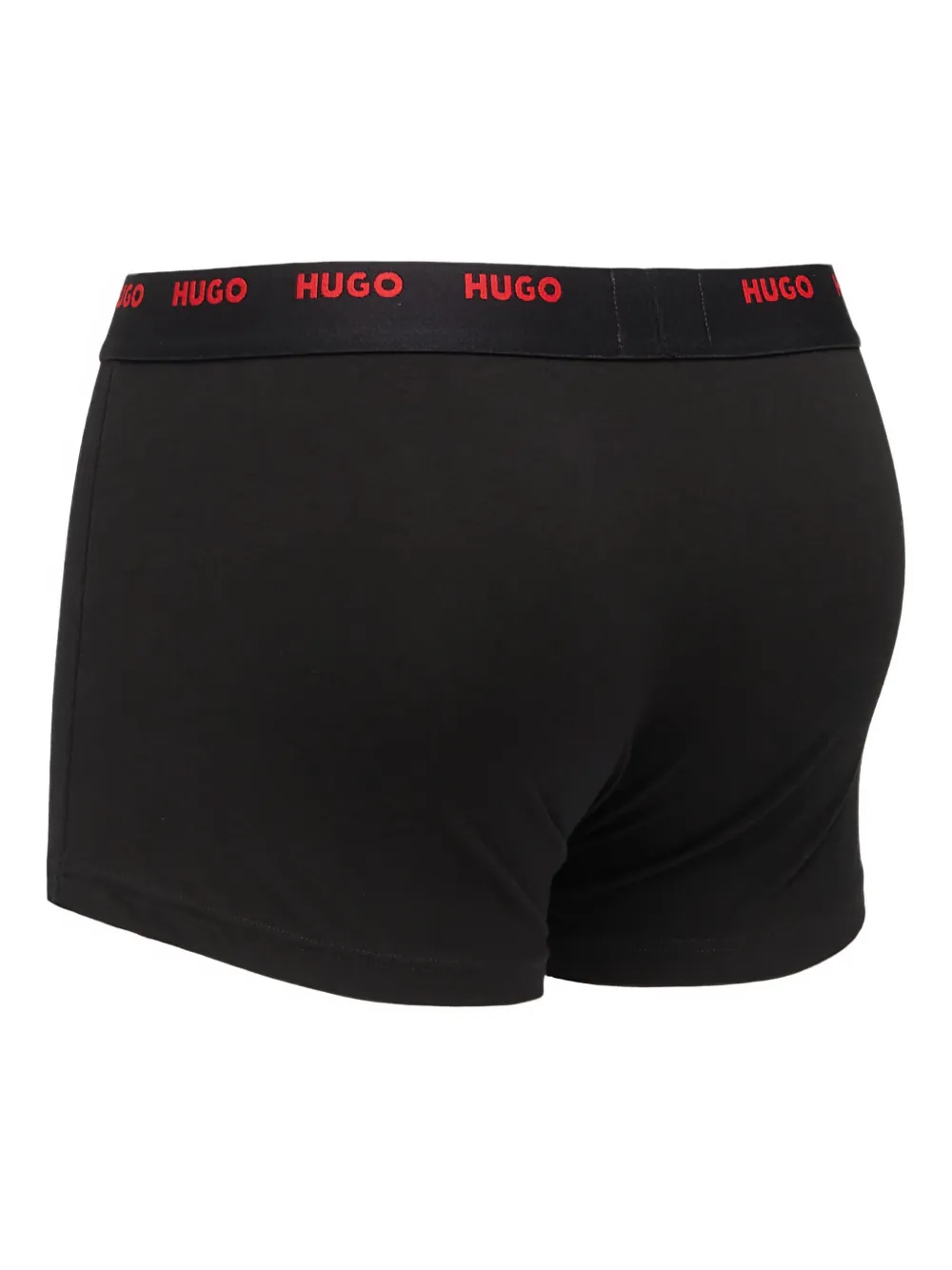 Hugo Boss Logo-waistband Boxers (pack Of Five) In Black