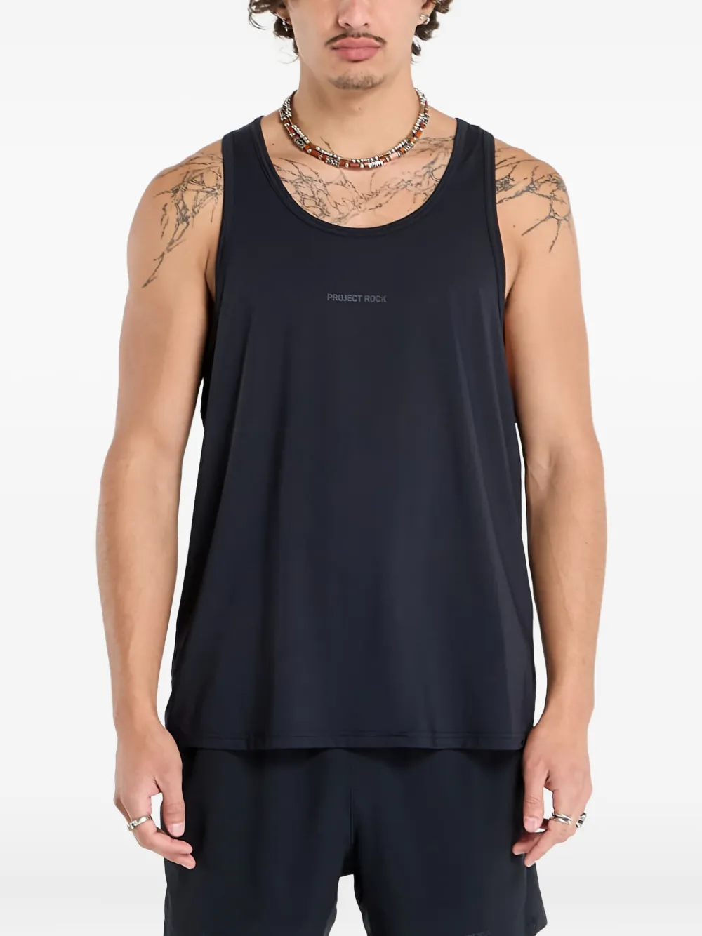 Under Armour Project Rock tank top | Black | Image 1