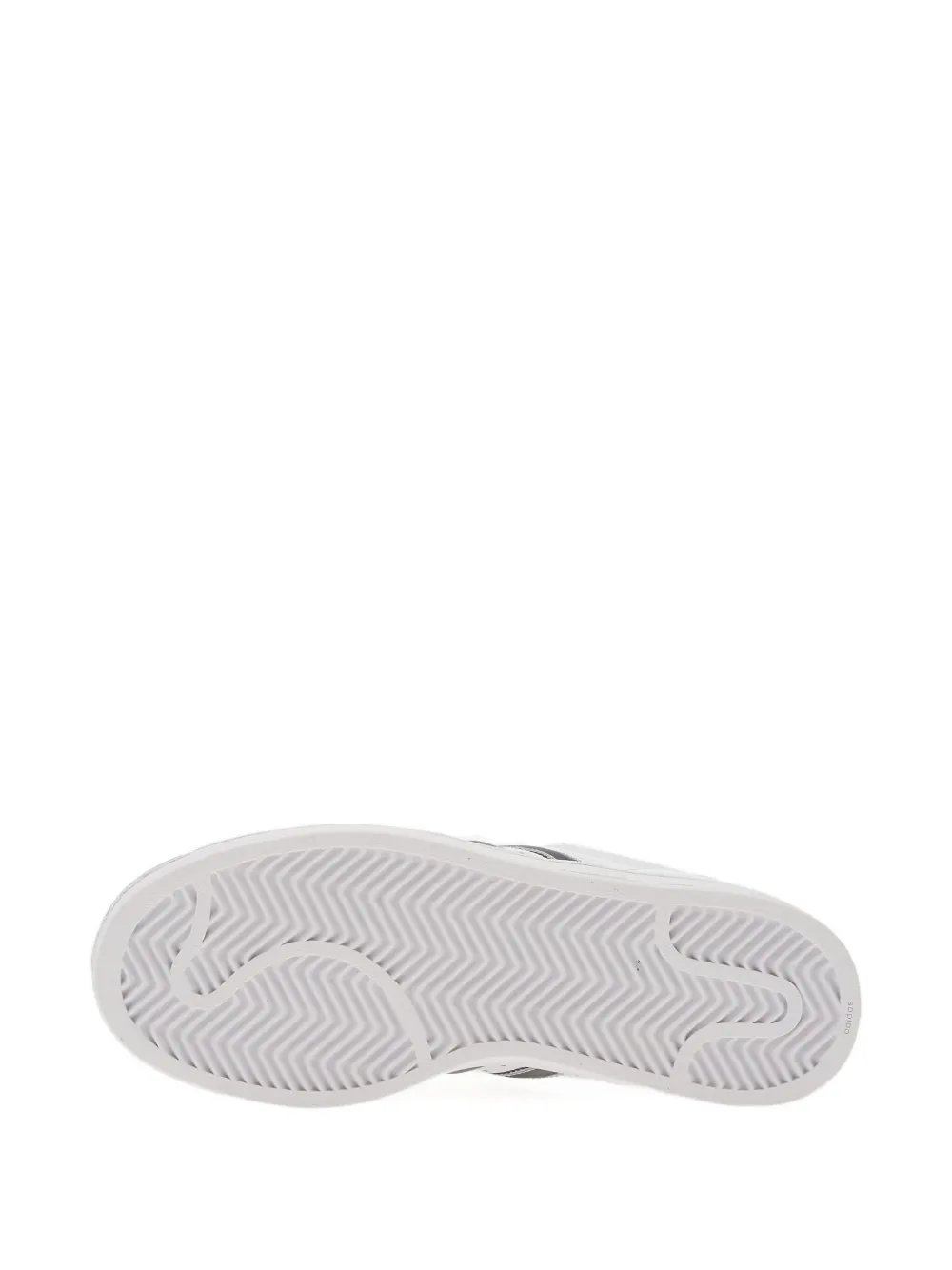 adidas Superstar II metallic-stripe sneakers White