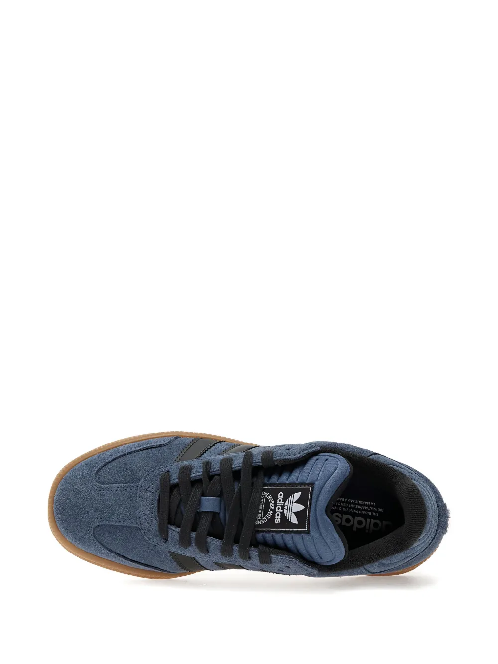 adidas Samba three-stripe trainers Blue