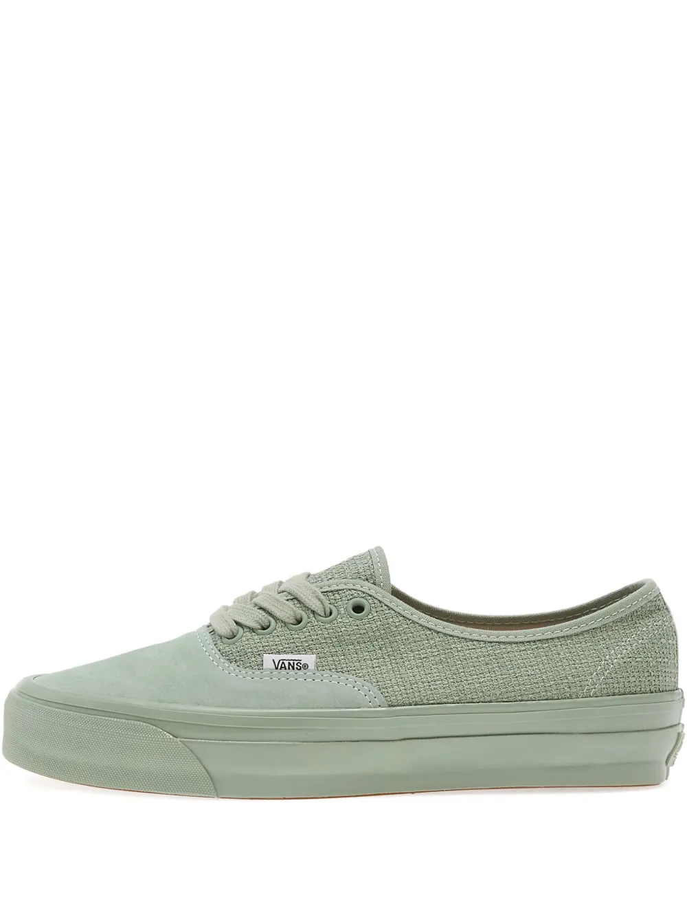 Vans LX Authentic 44 suede-woven sneakers Green