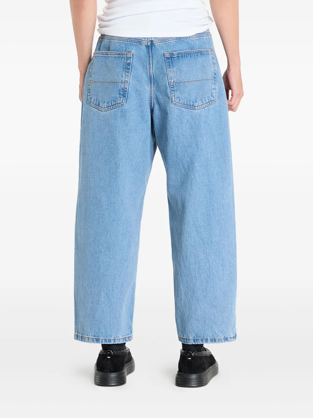 Vans check baggy denim trousers - Blauw