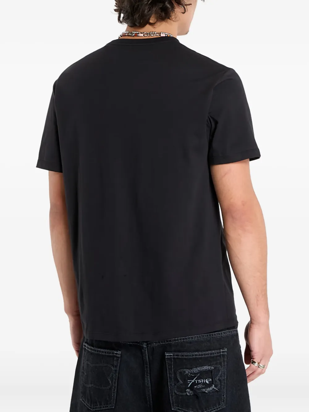 Calvin Klein Box-graphic T-shirt In Black