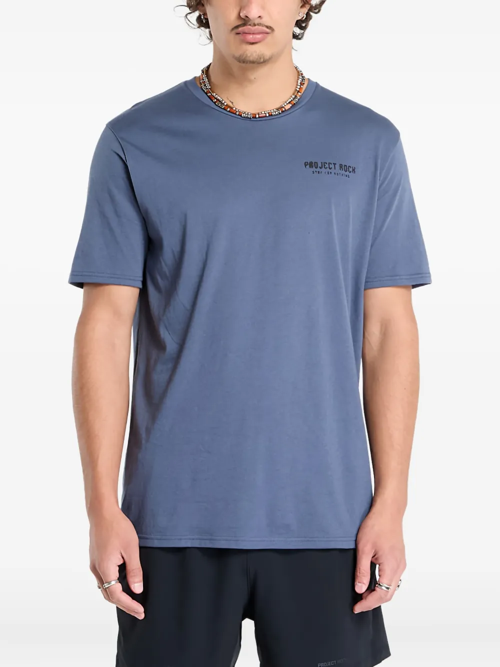 Under Armour playera Project Rock | azul | Image 1