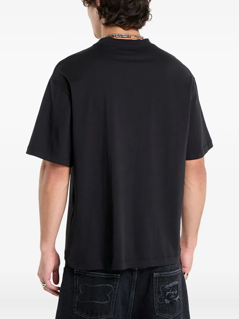 Calvin Klein T-shirt met geborduurd logo Zwart