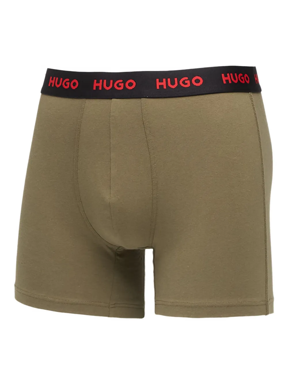 Hugo Boss Logo-waistband Boxer Briefs (pack Of Three) In Multi