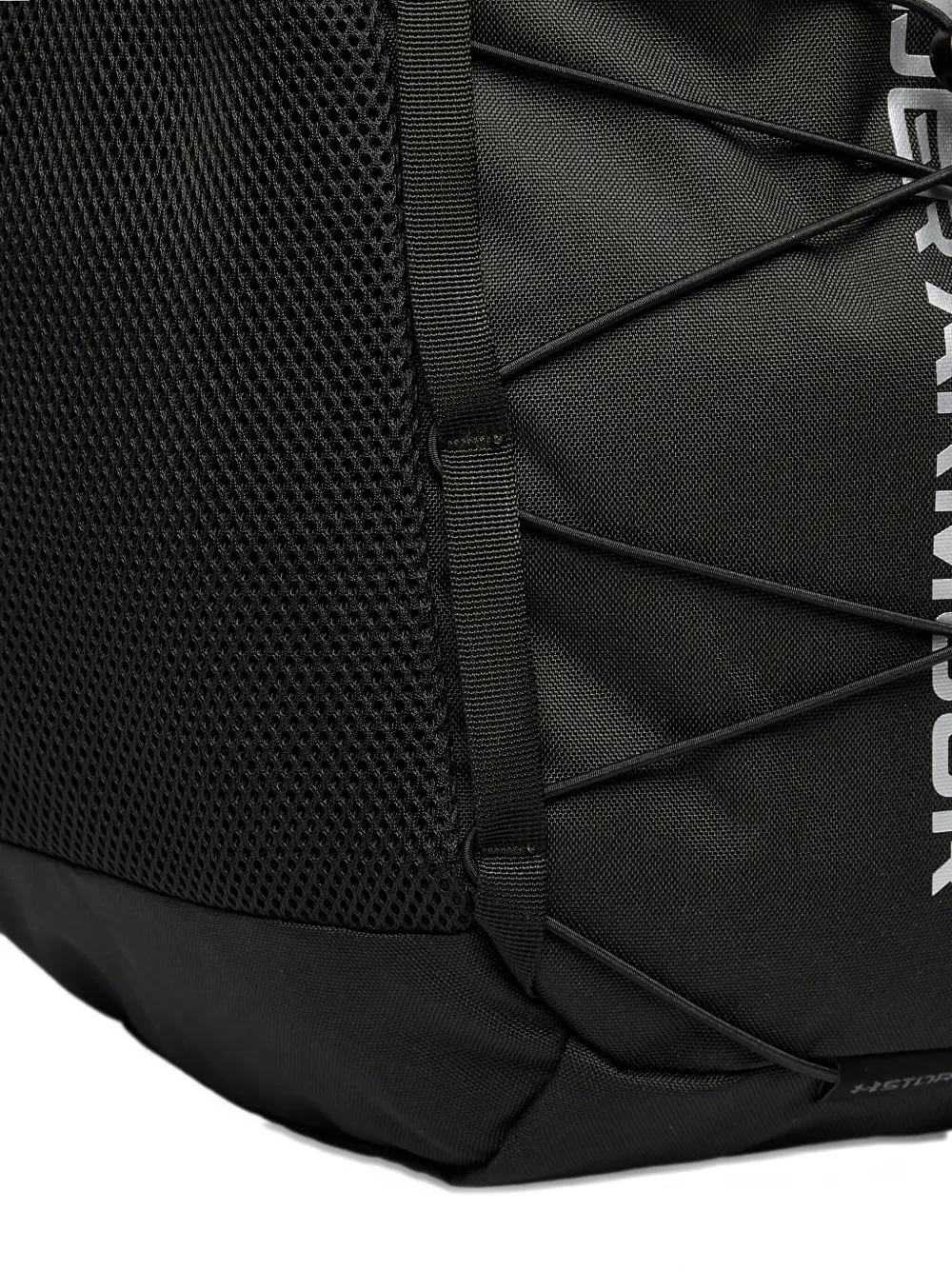 Under Armour Hustle Sport 6.0 logoprint rugzak met trekkoord Zwart