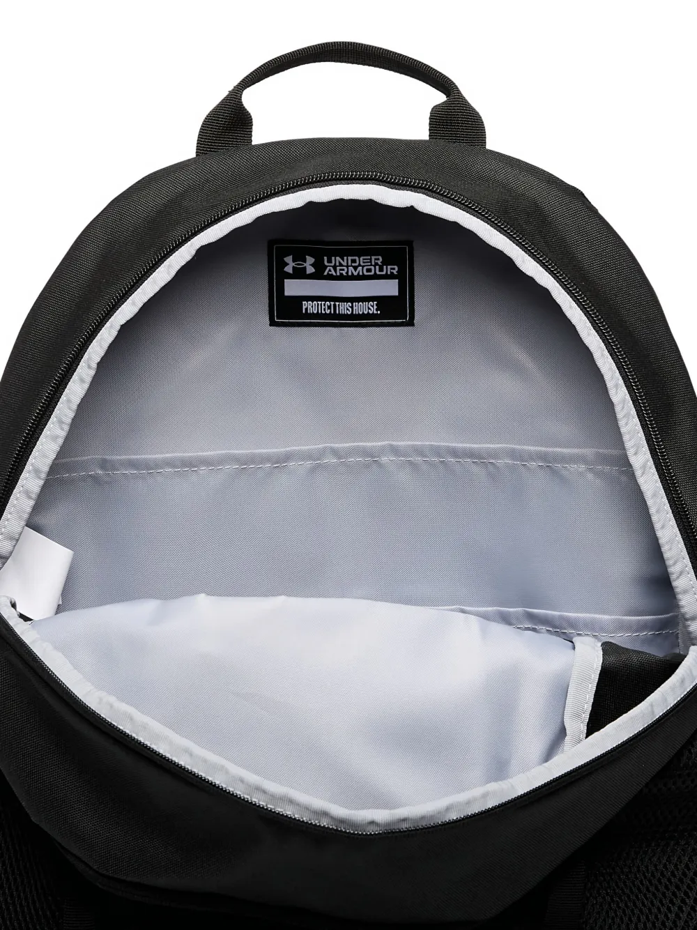 Under Armour Hustle Sport 6.0 logoprint rugzak met trekkoord Zwart