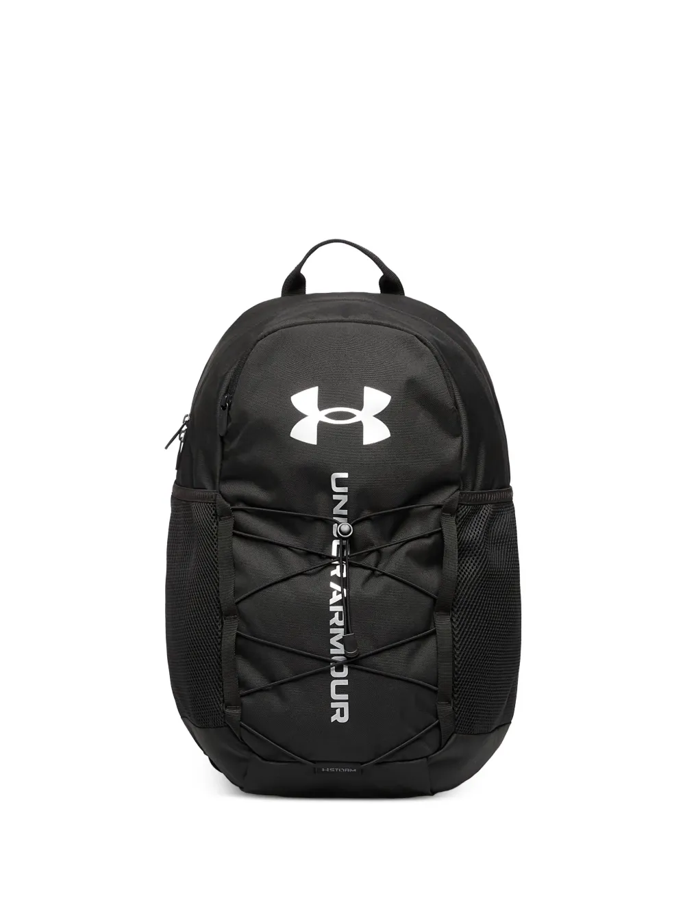 Under Armour Zaino Hustle Sport 6.0 con coulisse e stampa logo - Nero