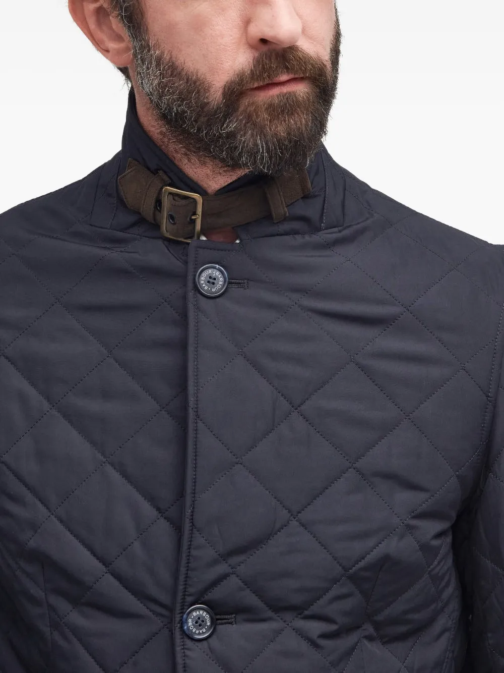 Barbour Lutz gewatteerd jack Blauw