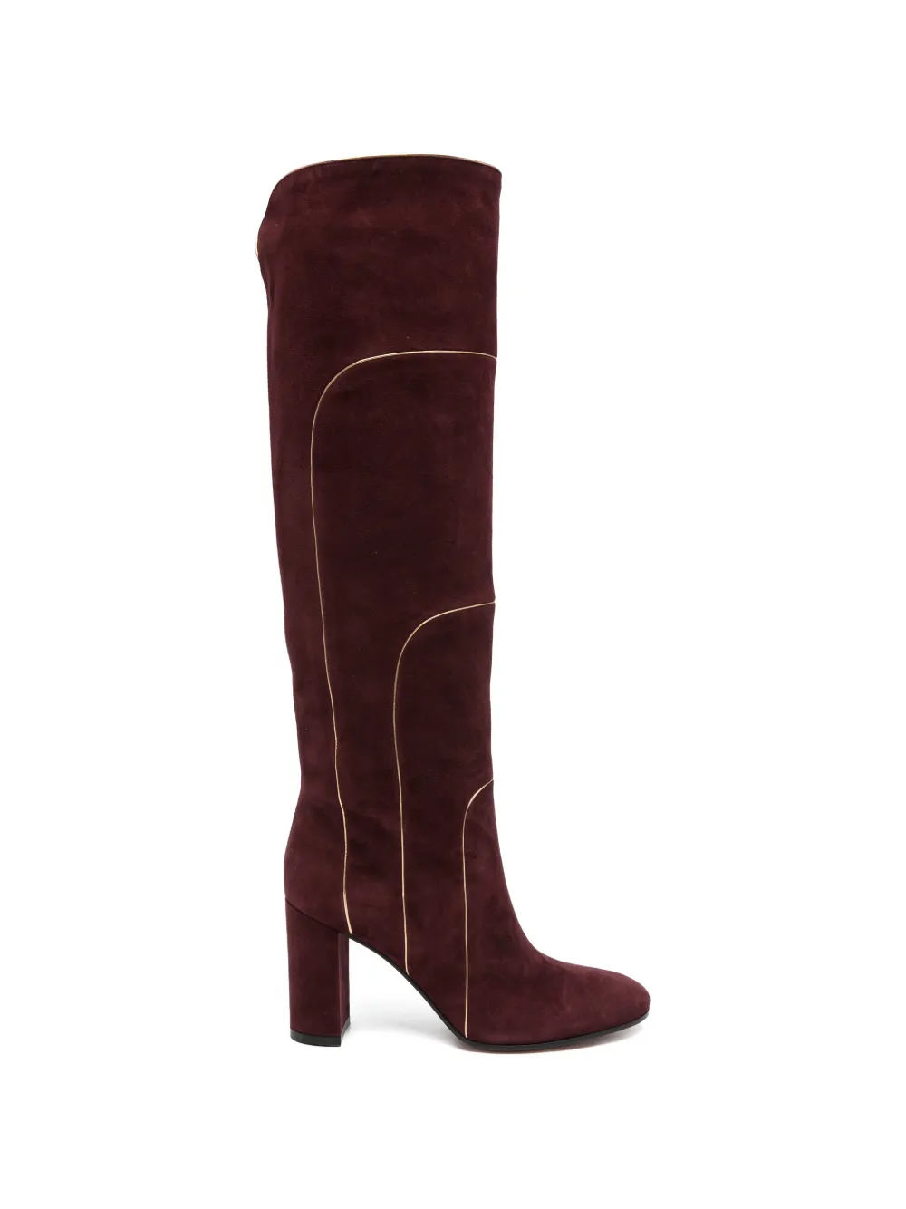 Gianvito Rossi line-detail boots - Rosso