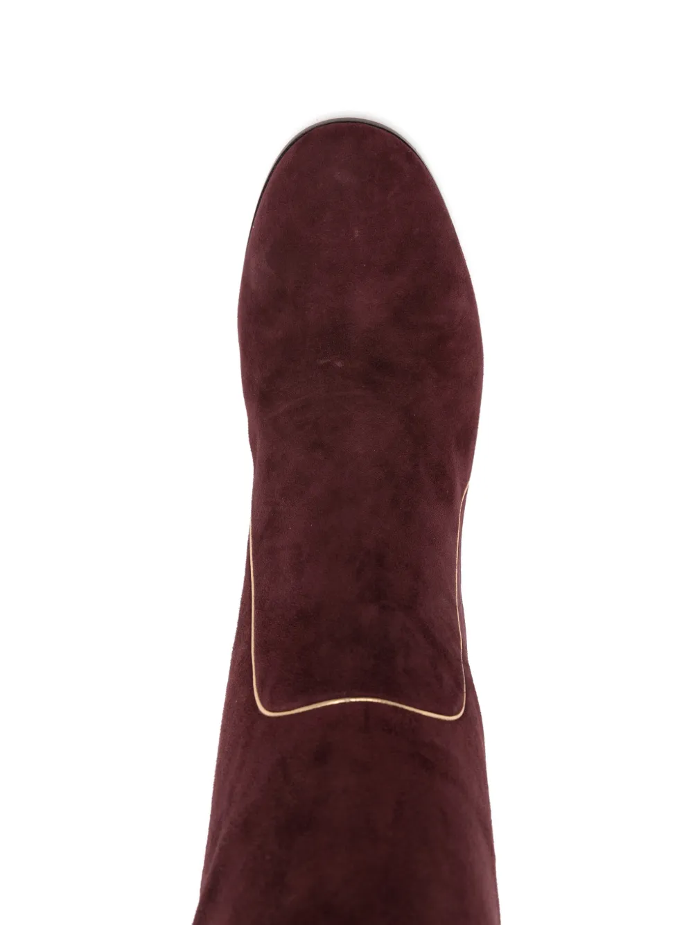 Gianvito Rossi Laarzen met line-detail Rood