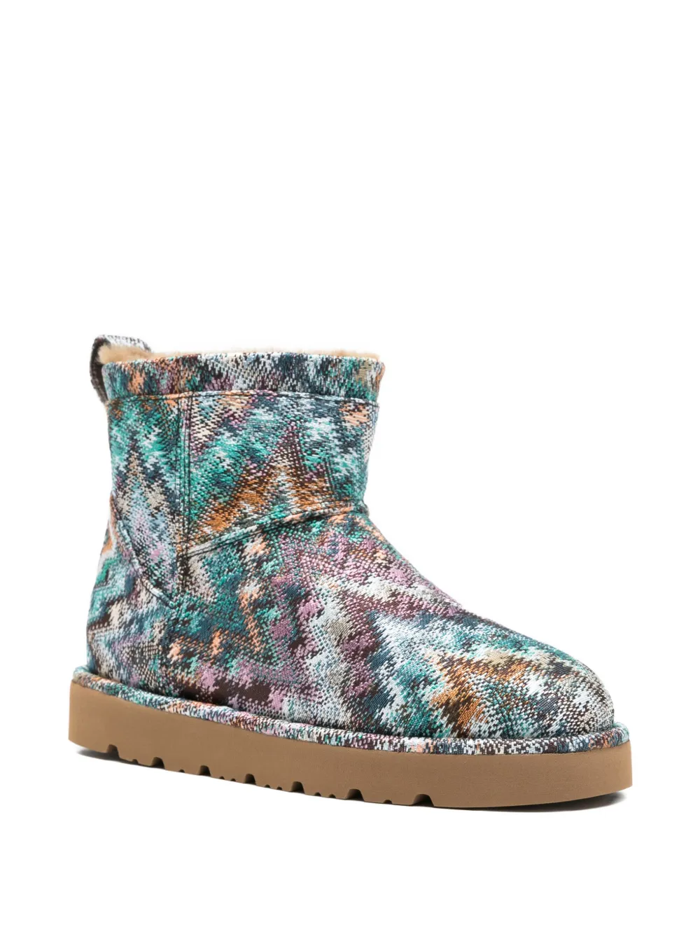 Missoni patterned boots Blauw