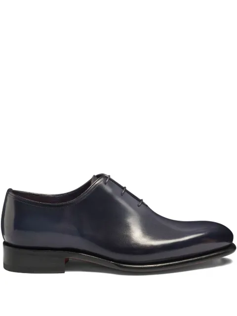Santoni leather lace-up oxfords