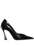 Mugler 95mm pointed-toe sculpted-heel pumps - Black