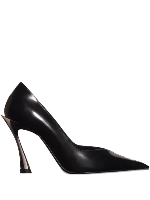 Mugler 95mm pointed-toe sculpted-heel pumps