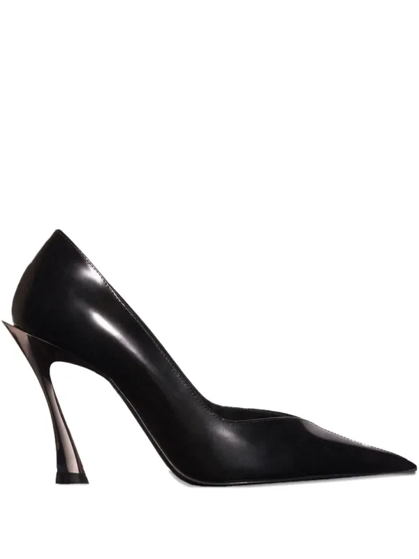 Mugler 95mm Pointed-toe Sculpted-heel Pumps in Black