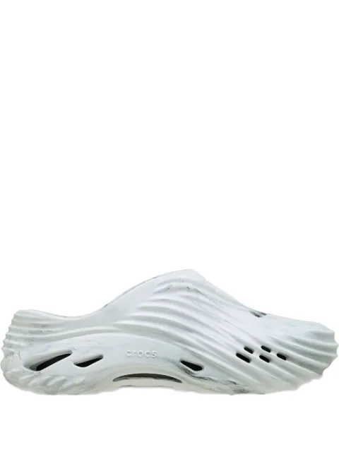 Crocs Echo Wave "Marbled White" clogs