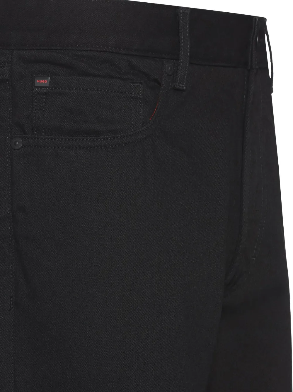 HUGO Calça jeans com patch de logo | Calça jeans reta | Image 2