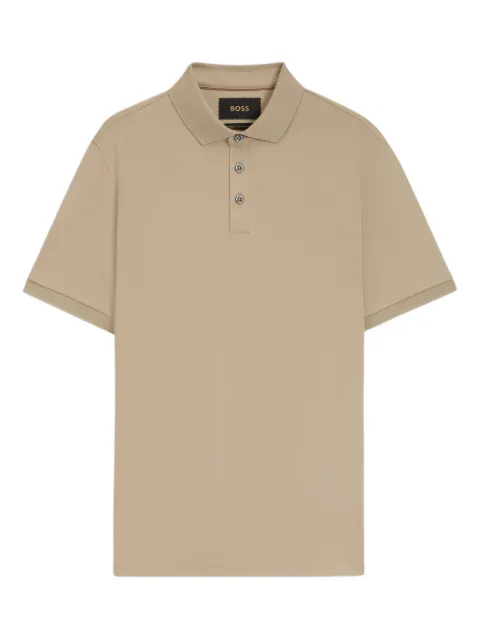 BOSS short-sleeve cotton polo shirt