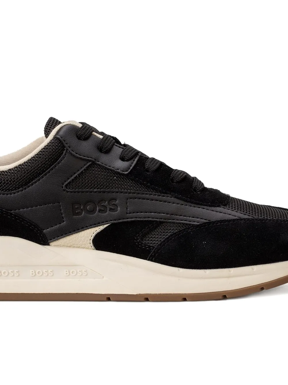 BOSS Tênis com cadarço e recortes | Cano baixo | Image 2