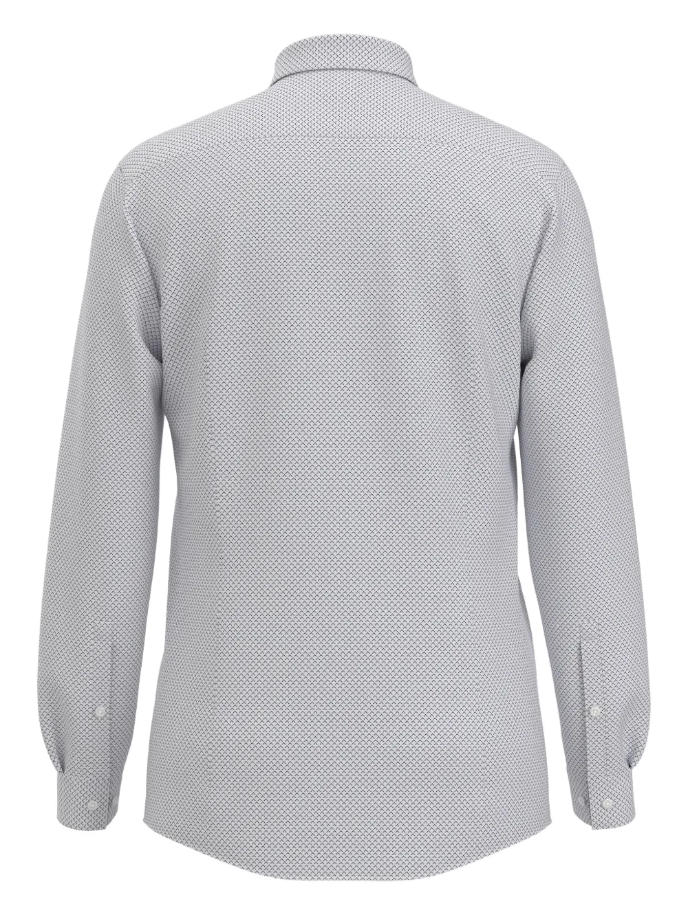 HUGO Camisa de algodão com estampa geométrica | Image 2