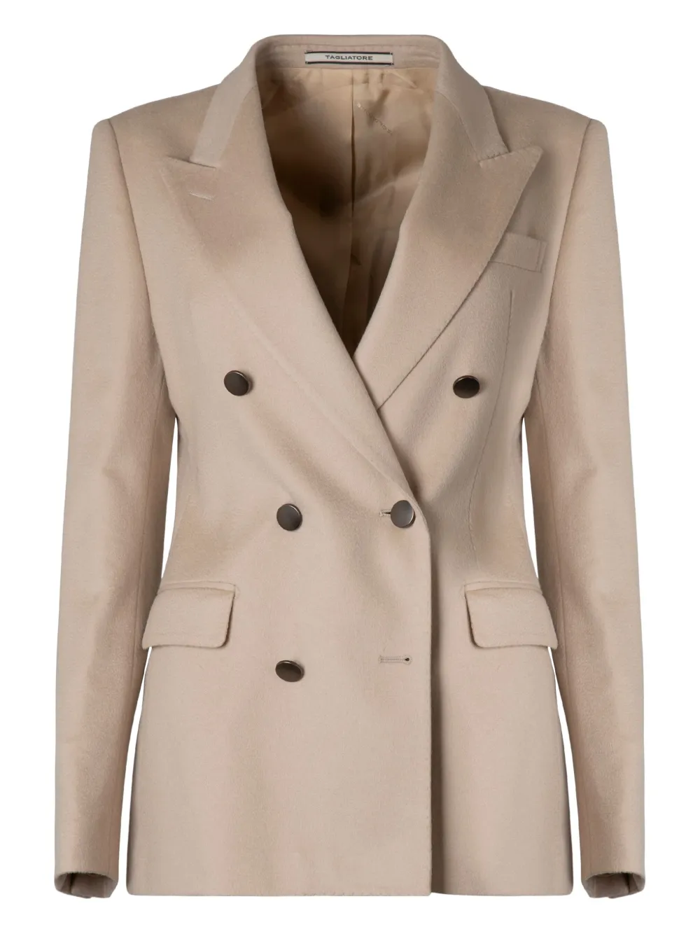 Tagliatore Double-breasted Blazer In Pink