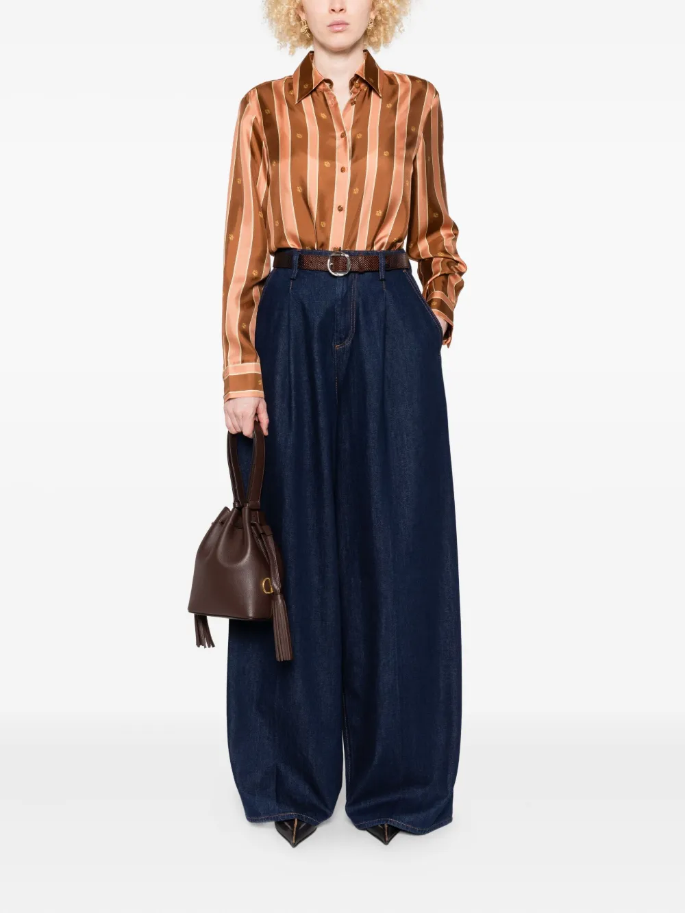 ZIMMERMANN stripe floral-print shirt | Shirts | Image 2