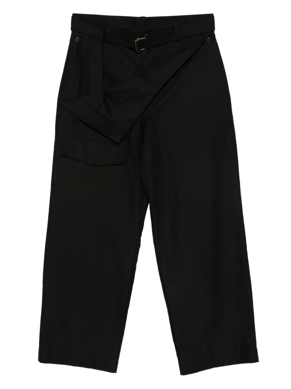 JiyongKim Calça com recortes | Preto | Image 1