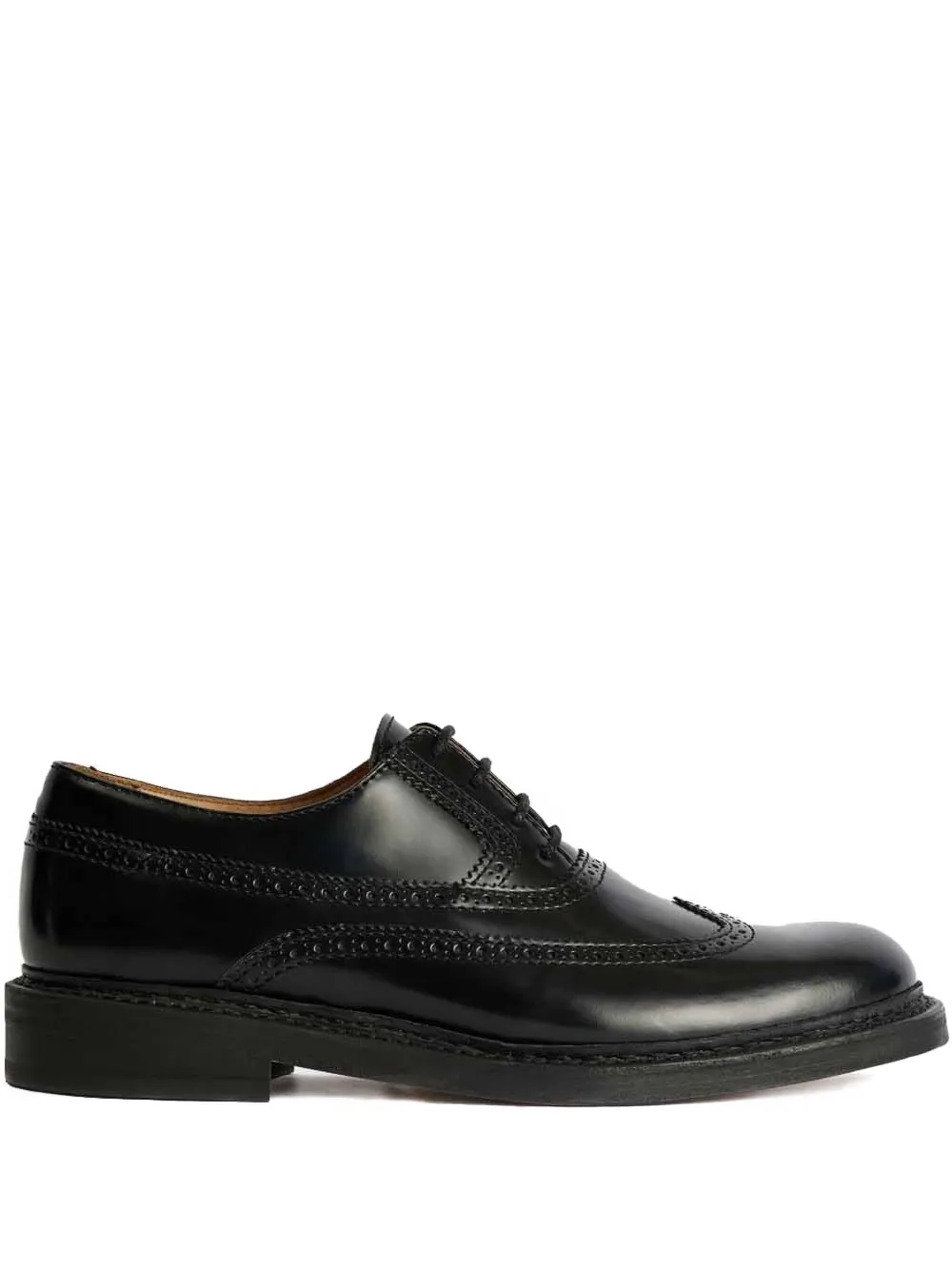 OUR LEGACY leather lace-up oxford shoes - ブラック OUR LEGACY leather lace-up oxford shoes - ブラック