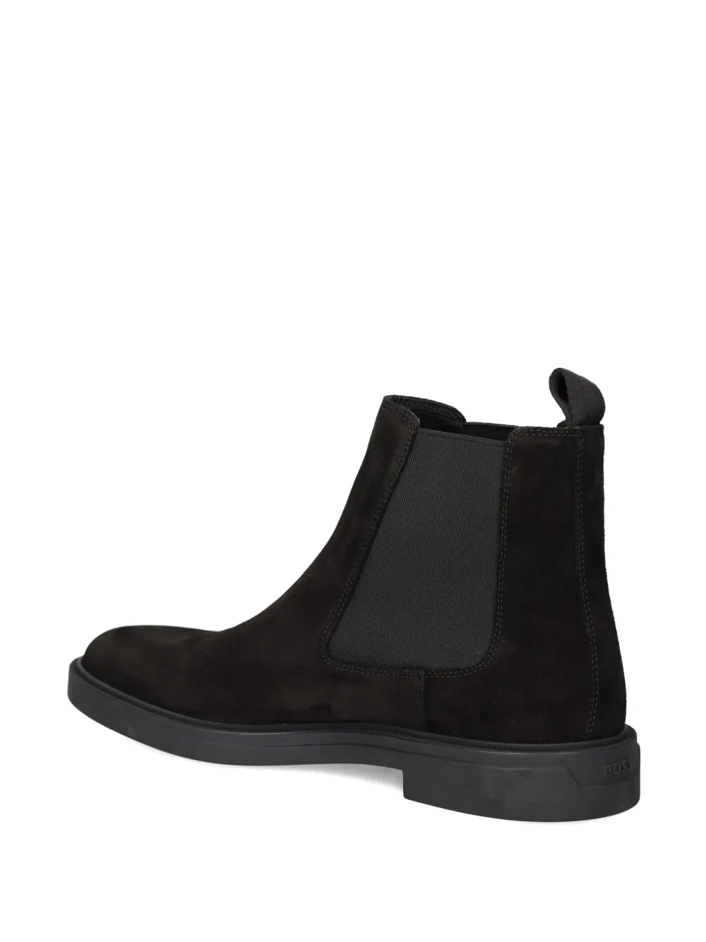 BOSS Calev elastic-panel suede boots Black